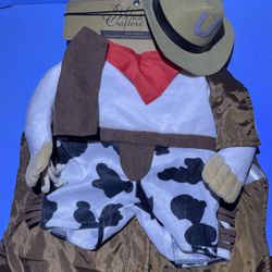 Dogs Clothing Cowboy Leather Jacket