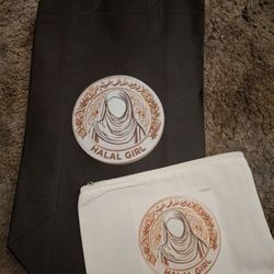 Halal GIRL Tote Bag Or Makeup Bag
