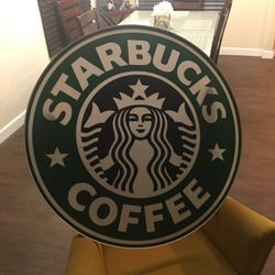 Original Starbucks Storefront Sign