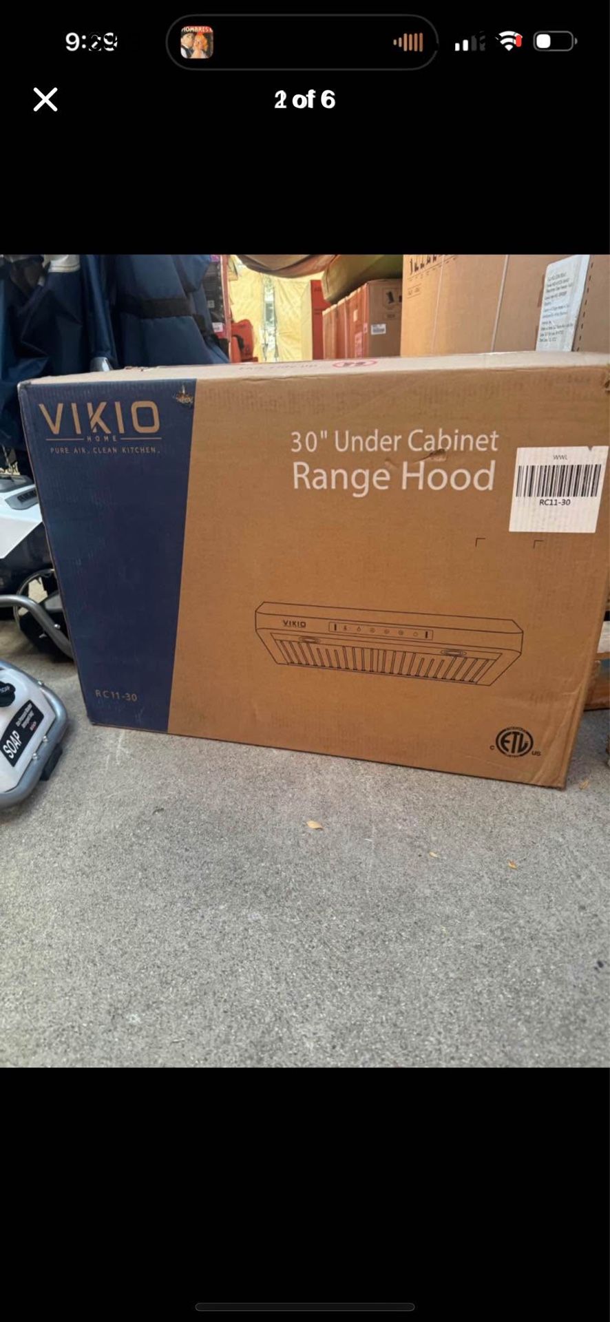 30 in. 900 CFM Ducted Under Cabinet Range Hood in Stainless Steel with 3 - Way Venting and Removable LED