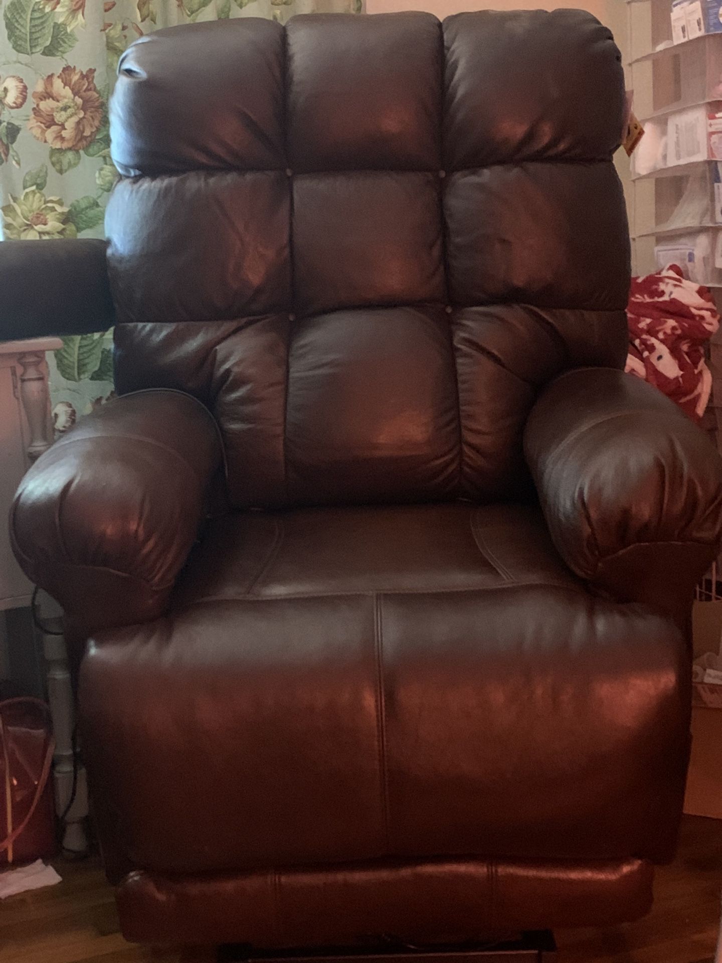 The Perfect Sleeper / lift Italian Leather Chair