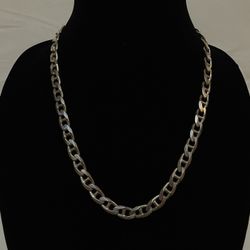 .925 Silver 22” Mariner Link Chain 