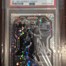 2020 Panini Prizm Joe Burrow Rookie Sp No Huddle 
