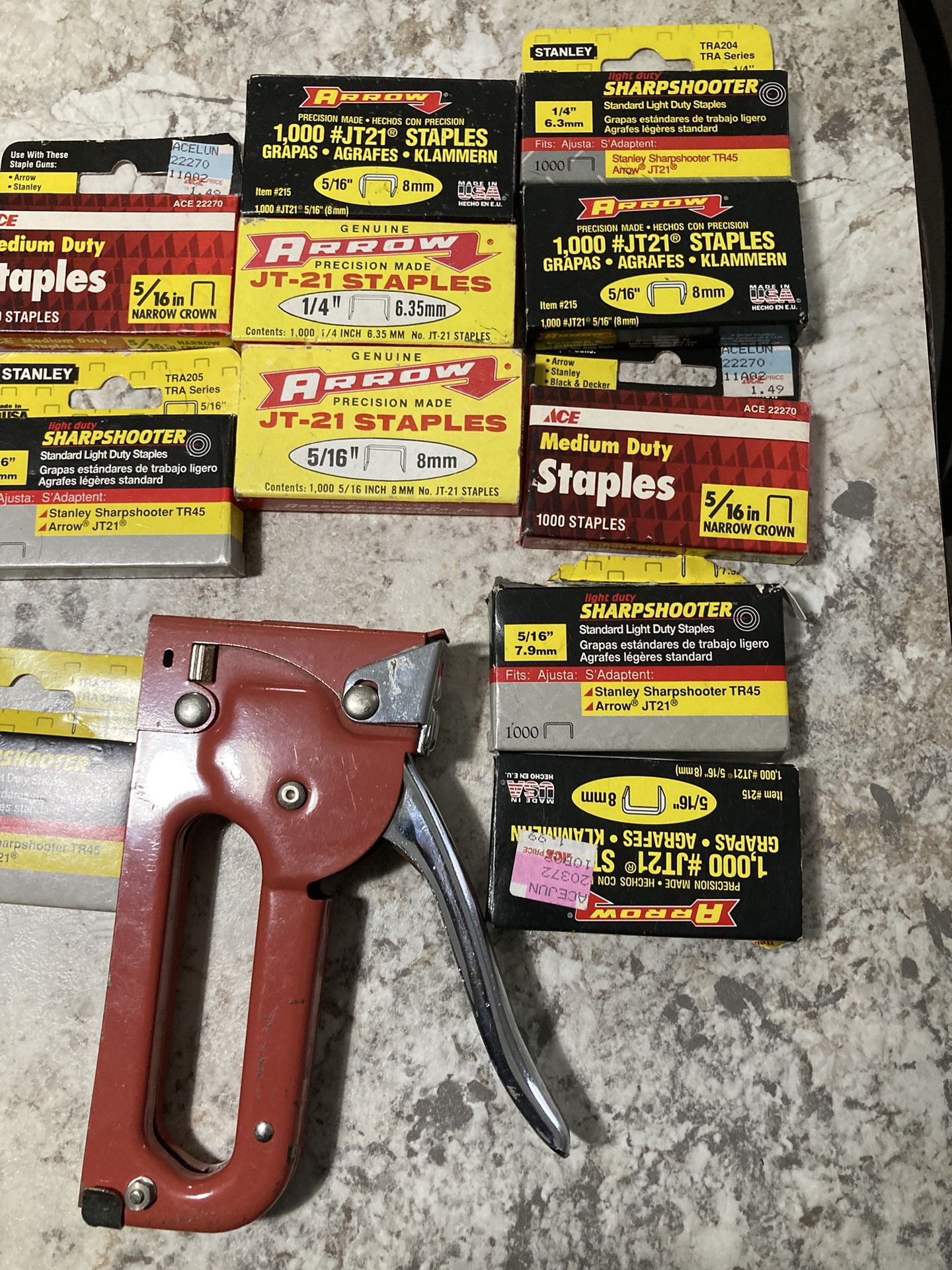 Vintage Stapler Gun With New Staples