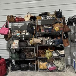 Selection of Mixed brands Purses Shoulder bag crossbody bag and handbags - Brighton, Coach and more…