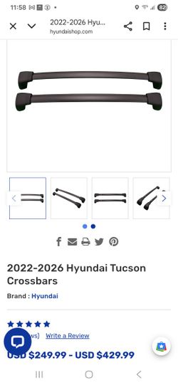 Cross bars for a twenty twenty five hyundai tucson