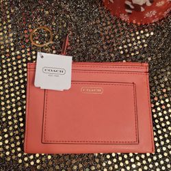 Coach NY Small Wallet with Keychain & ID Holder. New