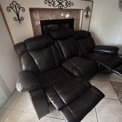 Reclining Couch (Dark Brown)