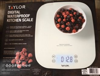Taylor Digital Waterproof Kitchen Scale **NEW**