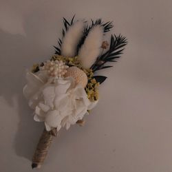 2pcs Boutonnier For Men Wedding With Pins (7)