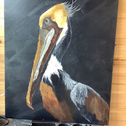 Pelican Original Painting 