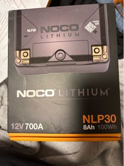 Noco 12V 700A 8Ah Lithium Powersport Battery