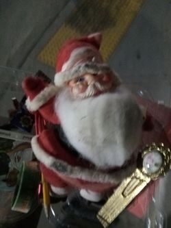 RARE ANTIQUE VINTAGE GERMAN SANTA CHRISTMAS ORNAMENT