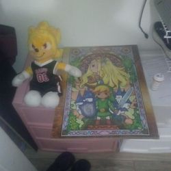 Zelda Puzzle Portrait And Sonic Hedgehog 