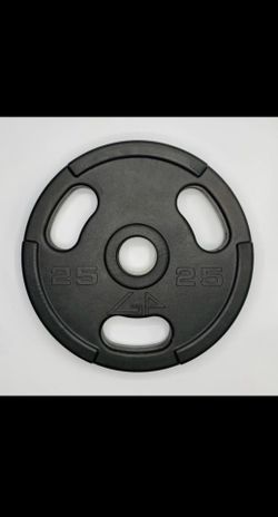 Brand new GP 25lb rubberized plates (2x25lbs)