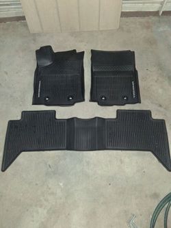 Toyota Tacoma all weather floor matts