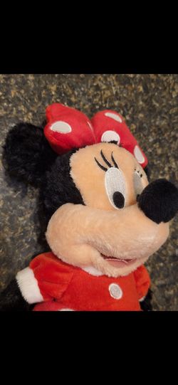 Mickey Mouse and Minnie Mouse plush 14" set of 2 EUC