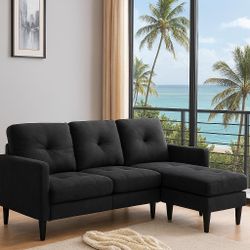 Sofa Seccional Negro 