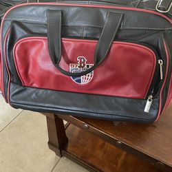 Boston Red Sox 2007 World Series Champions Leather Duffle Bag