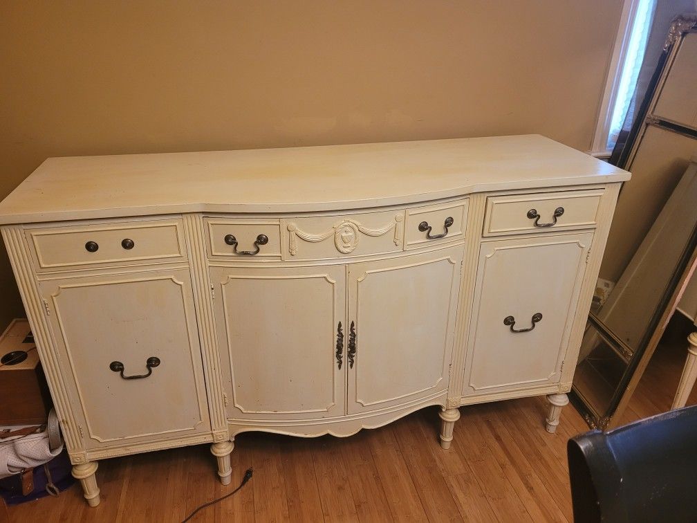 Antique Dining Buffet & Side Board 2 Piece