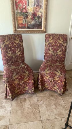 2 upholstered chairs