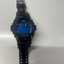 CASIO G-SHOCK WATCH Blue & Black