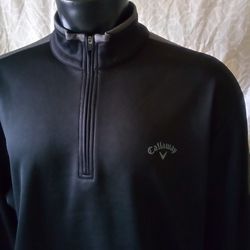 Callaway Golf 1/4 Zip Pullover Jacket Mens Size XL