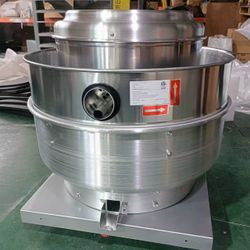 1 Hp 4200 Cfm Restaurant Exhaust Fan, Grease Rated
