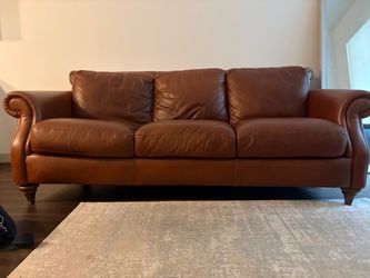 natuzzi leather couch