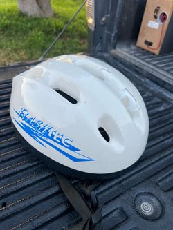 vintage FlashTec white recreational bike helmet bicycle size medium large