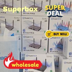 SUPERBOX SUPER BOX SMART TV BOX S6PRO S6 MAX  1 YEAR WARRANTY  WHOLESALE AVAILABILITY 