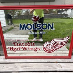 Molson Red Wings Mirror