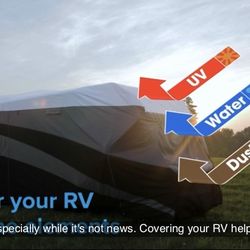 RV Toy Hauler Cover