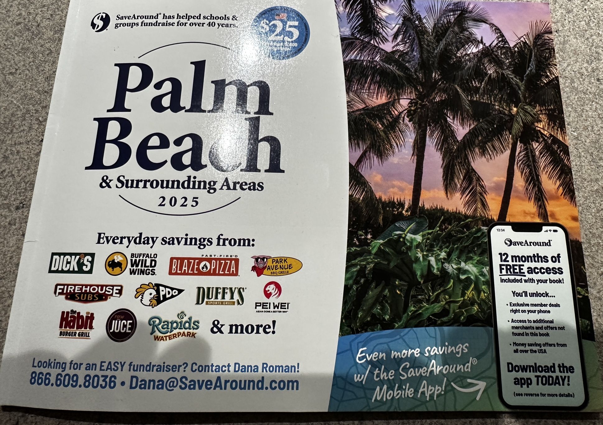 2025 Palm Beach SaveAround Coupon Book