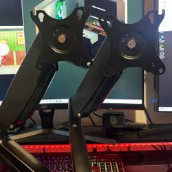 Dual Monitor Arm Bars