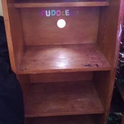 Tall Book Shelf Good Condition 18" Across and 40" Tall $12.00