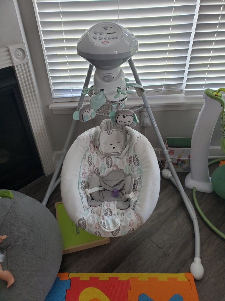 Fisher Price Swing And Rocker Combo