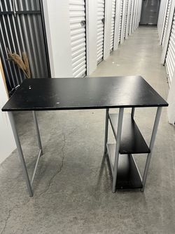 Black desk