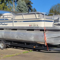 24 Foot Fisher Pontoon Boat