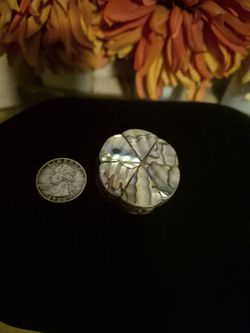 Vintage Mid-century Sterling Pill/Trinket Box
