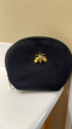 Vintage pouch with metal crystal stones rare