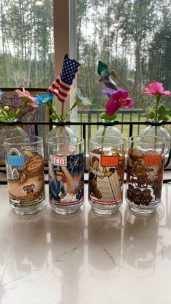 Star Wars Return of the Jedi drink glasses