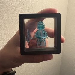 LEGO Trans-Light Blue Monochrome Minifigure 