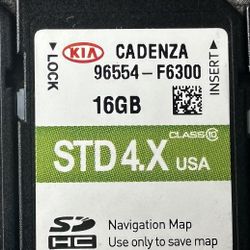 Kia Map GPS SD Map Card