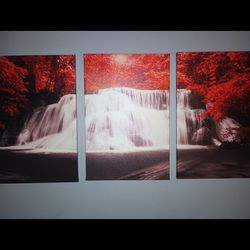 MOVING SALE!!   3 Piece Wall Art 