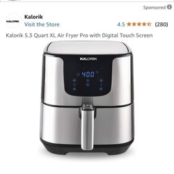 KALORIK AIR FRYER STAINLESS STEEL