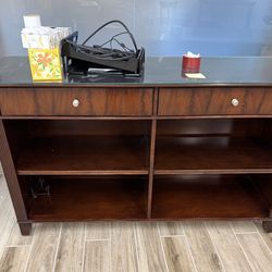 Buffet table with two drawers