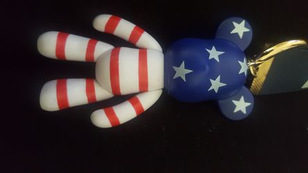 American flag keychain