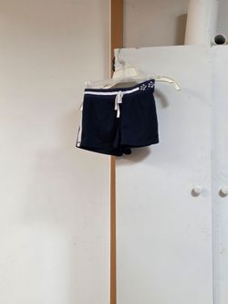 Limited Too Navy Shorts with White Trim and Drawstring