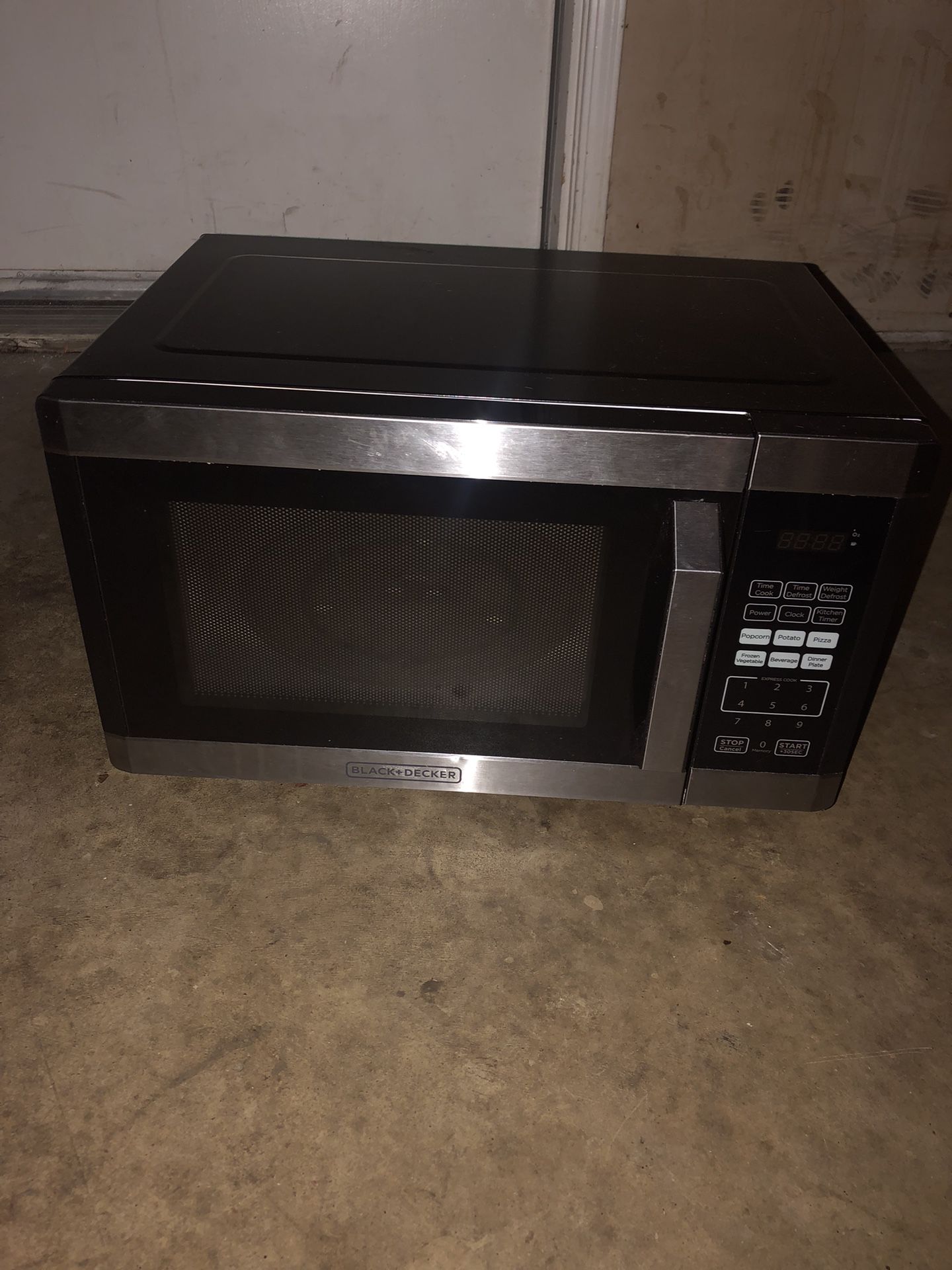 Black Decker Microwave 